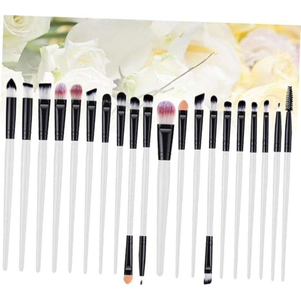 Beonon Essential Makeup Brush Set 20PCS – Foundation, Eyeshadow, Eyeliner, Daily
